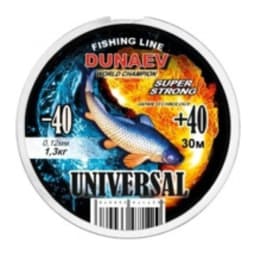 ЛЕСКА DUNAEV UNIVERSAL 0.14ММ 30М — улучшенное фото