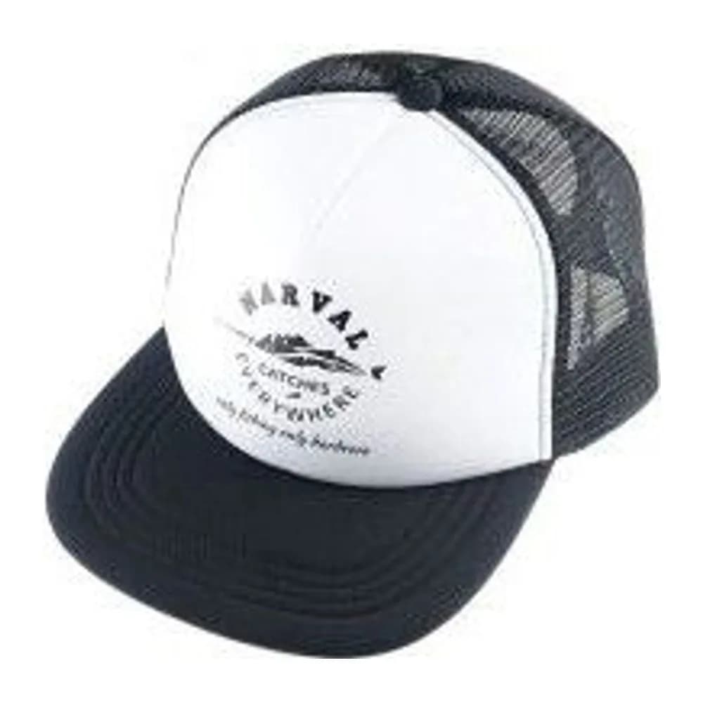 КЕПКА С СЕТКОЙ NARVAL MESH CAP CATCHES EVERYWHERE CIRCLE BLACK AND WHITE — улучшенное фото