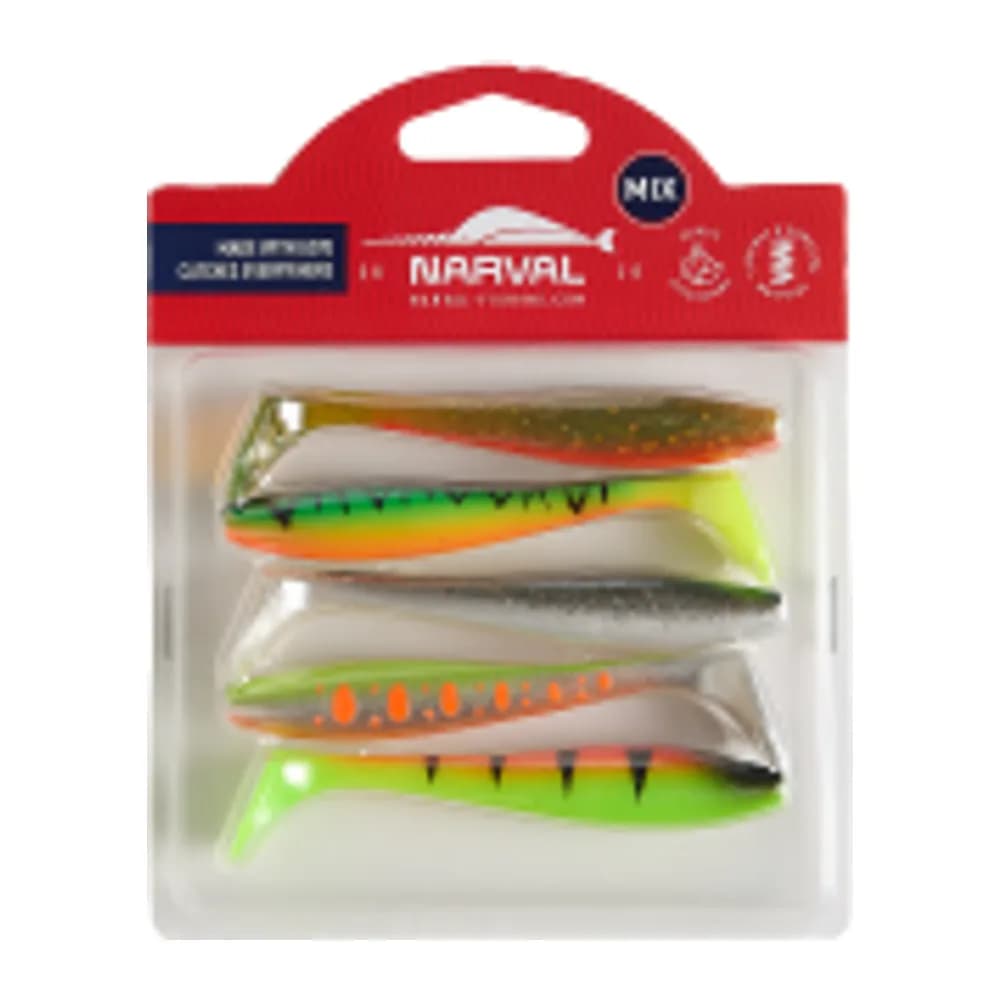 МЯГКИЕ ПРИМАНКИ NARVAL FISHING CHOPPY TAIL 10CM MIX #M04 — улучшенное фото