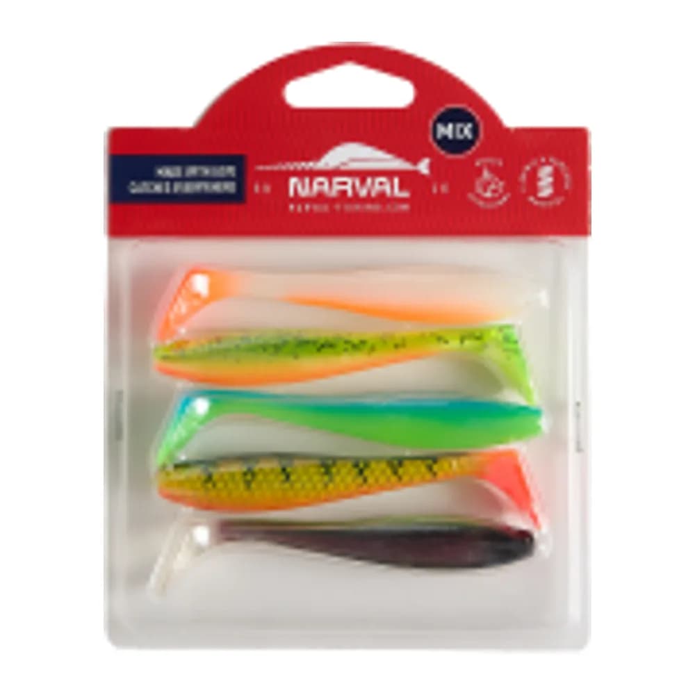 МЯГКИЕ ПРИМАНКИ NARVAL FISHING CHOPPY TAIL 10CM MIX #M05 — улучшенное фото