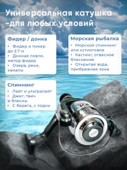 Рыболовная катушка для спиннинга фидера XS40B 540B пластиковая шпуля