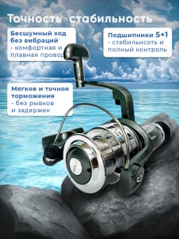 Рыболовная катушка для спиннинга фидера XS40B 540B пластиковая шпуля