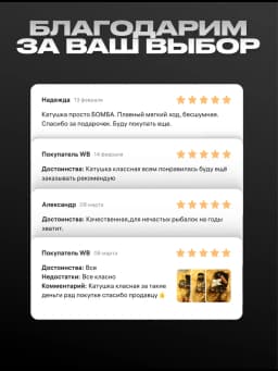 Катушка рыболовная XS40B 640B пластиковая шпуля