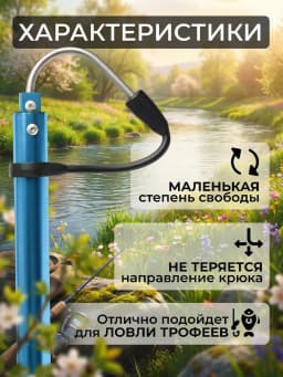 Багор 80см синий