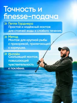Фидерное удилище для рыбалки карповое 3 м