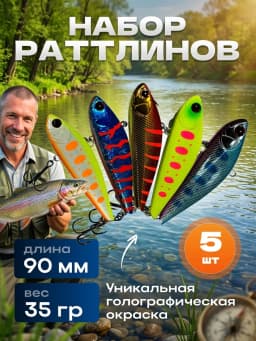 Раттлины для летней рыбалки