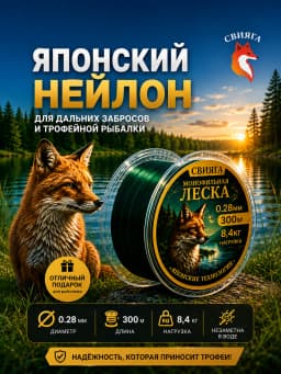 Леска рыболовная CARP 0.28