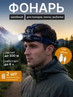 Фонарик налобный