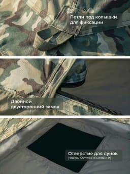 Палатка 250х250х170 серая