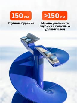 Ледобур ручной 150 мм