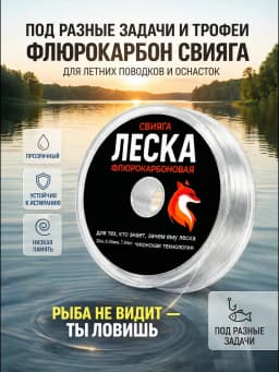 Леска рыболовная 30м 0,35 мм
