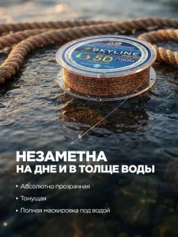 Свияга Леска рыболовная набор Skyline20,25,30