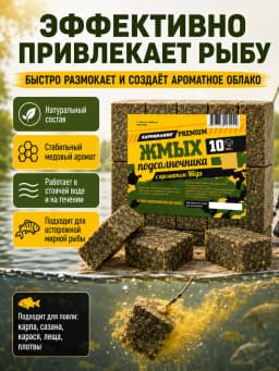 Жмых подсолнечника с медом