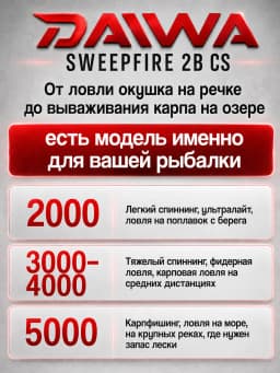 Daiwa Катушка для спиннинга 5000/5.3