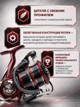 Катушка рыболовная DAIWA FUEGO CS LT2500-XH-0T