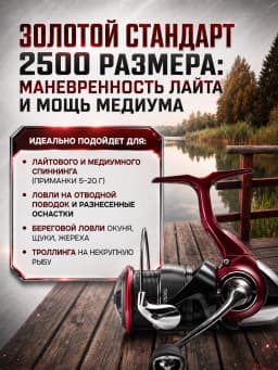 Катушка рыболовная DAIWA FUEGO CS LT2500-XH-0T