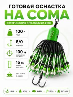 Оснастка тизер на сома 100г