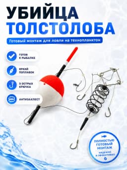 Снасть на толстолоба в сборе
