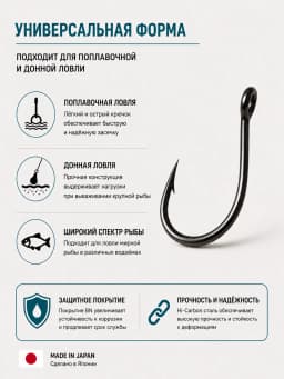 Shimano Крючки рыболовные