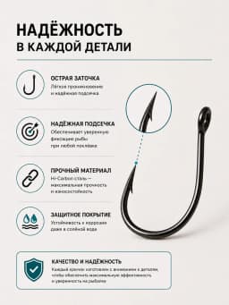 Shimano Крючки рыболовные