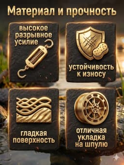 Леска рыболовная 100м 0,18 мм