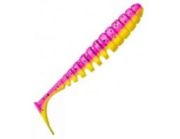 ПРИМАНКА ZUB-SHAD 120ММ(4,7)-5ШТ, (ЦВЕТ 023) РОЗОВЫЙ ВЕРХ-ЖЕЛТЫЙ НИЗ