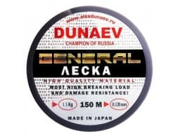 ЛЕСКА ДУНАЕВ GENERAL ALL ROUND 150M 0.128ММ