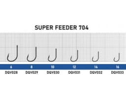 КРЮЧОК DUNAEV SUPER FEEDER 704 # 6 (УПАК.10ШТ)