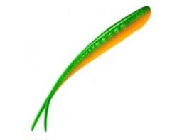 ПРИМАНКА ZUB-HORDA SLAG 188ММ(7,4)-3ШТ, (ЦВЕТ 022) ЗЕЛЕНЫЙ ВЕРХ-ОРАНЖЕВЫЙ НИЗ