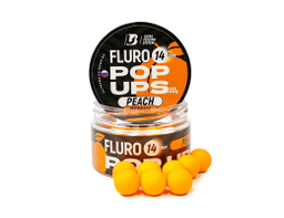 БОЙЛЫ НАСАДОЧНЫЕ ПЛАВАЮЩИЕ ULTRABAITS FLURO POP UPS (ПЕРСИК) 14 ММ, 30 Г