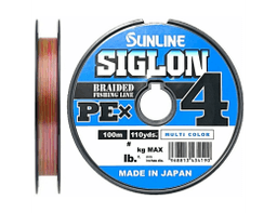 ШНУР SIGLON PE×4 100M CONNECTED(5C) #2/35LB