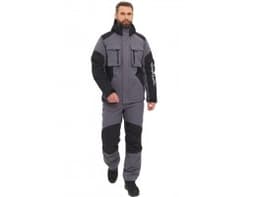 КОСТЮМ ДЕМИСЕЗОННЫЙ ТОРНАДО -15 ТКАНЬ BREATHABLE ЦВЕТ СЕРЫЙ (РАЗМЕР: 56-58, РОСТ: 170-176)