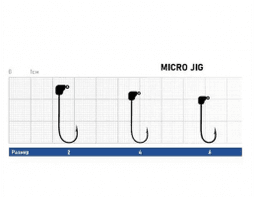 ДЖИГ ГОЛОВКА ZUB MICRO JIG 506 (КРЮЧОК 6) 1Г. (УПАК. 5 ШТ)