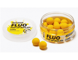 ПЛАВАЮЩИЕ БОЙЛЫ FLUO С АРОМАТОМ КУКУРУЗЫ 18ММ 60Г БАНКА