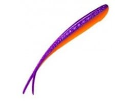 ПРИМАНКА ZUB-HORDA SLAG 144ММ(5,6)-4ШТ, (ЦВЕТ 021) ФИОЛЕТОВЫЙ ВЕРХ-КРАСНЫЙ НИЗ