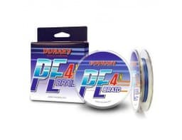 ШНУР DUNAEV BRAID PE X4 150М 0,30ММ MULTICOLOR
