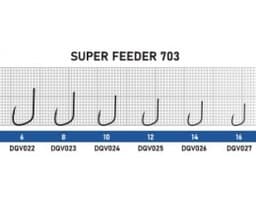 КРЮЧОК DUNAEV SUPER FEEDER 703 #16 (УПАК. 10 ШТ)