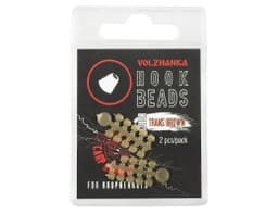 СТОПОР ДЛЯ РАЗМЕЩЕНИЯ НА КРЮЧКЕ VOLZHANKA HOOK BEADS ЦВЕТ TRANS BROWN (2ШТ/УП)