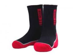НОСКИ ALASKAN, BLACK/RED, XL, 44-47