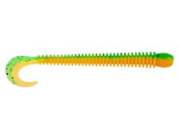 ПРИМАНКА ZUB-WORM-ZANDER 135ММ(5,3)-5ШТ, (ЦВЕТ 022) ЗЕЛЕНО-ОРАНЖЕВЫЙ