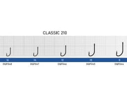 КРЮЧОК DUNAEV CLASSIC 210 #16 (УПАК. 10 ШТ)