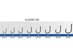 КРЮЧОК DUNAEV CLASSIC 206 #14 (УПАК. 10 ШТ)