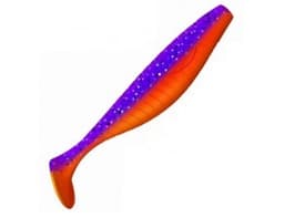 ПРИМАНКА ZUB-PROVOCATOR 145ММ(5,7)-5ШТ, (ЦВЕТ 021) ФИОЛЕТОВЫЙ ВЕРХ -КРАСНЫЙ НИЗ
