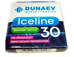 ЛЕСКА DUNAEV ICE LINE 30M 0.14ММ