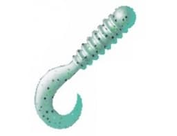ПРИМАНКА ZUB-TWIST-NANO 30ММ(1,2)-15ШТ, (ЦВЕТ 505) ЗЕЛЕНЫЙ С БЛЕСТКАМИ