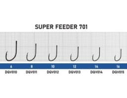 КРЮЧОК DUNAEV SUPER FEEDER 701 #14 (УПАК. 10 ШТ)
