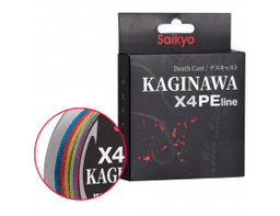 ШНУР SAIKYO KAGINAWA X4PE 150M, МУЛЬТИКОЛОР #1.2 (0,185MM), 8,2KG