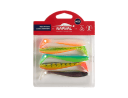 МЯГКИЕ ПРИМАНКИ NARVAL FISHING CHOPPY TAIL 10CM MIX #M05