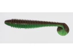СИЛИКОНОВАЯ ПРИМАНКА RIBBED WORM FAT 7.8 20 СМ. #026 KIWI GREEN (UV) (1 ШТ)