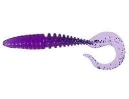 ПРИМАНКА ZUB-TWIST 100ММ(4)-4ШТ, (ЦВЕТ 610) ФИОЛЕТОВЫЙ С БЛЕСТКАМИ
